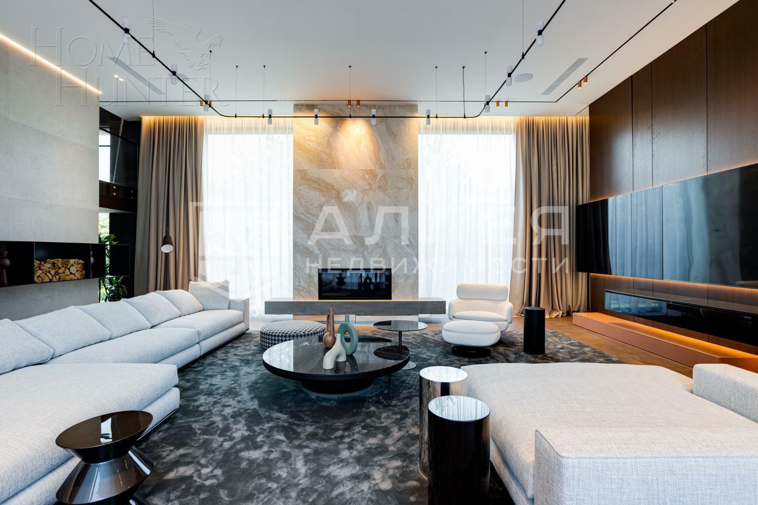 2-этажный коттедж 1 265 м² с отделкой