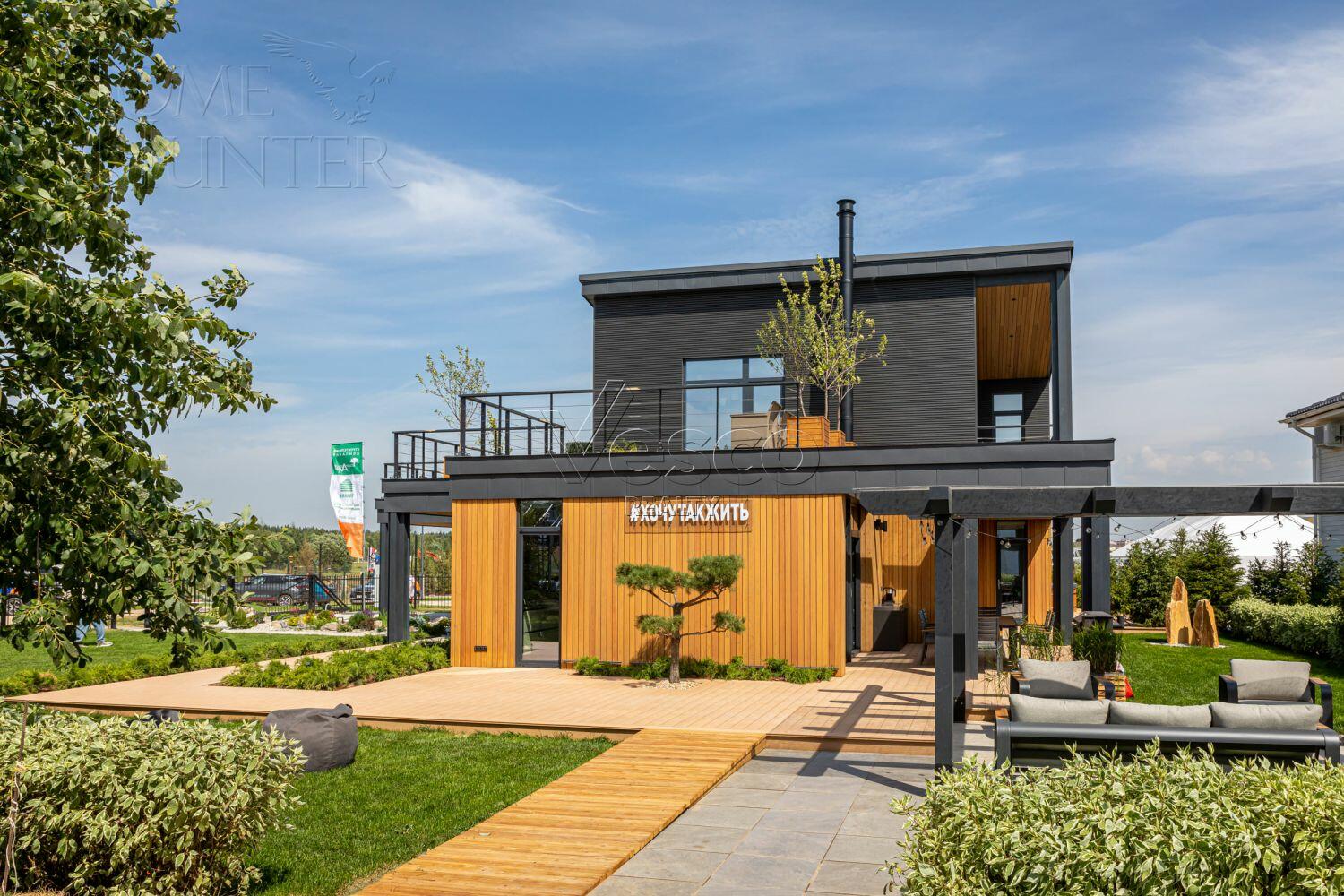 2-этажный коттедж 420 м² с отделкой