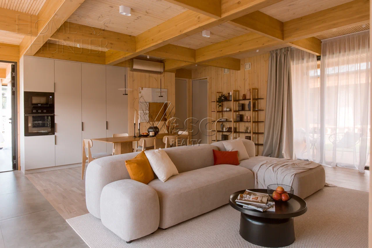 1-этажный коттедж 190 м² с отделкой