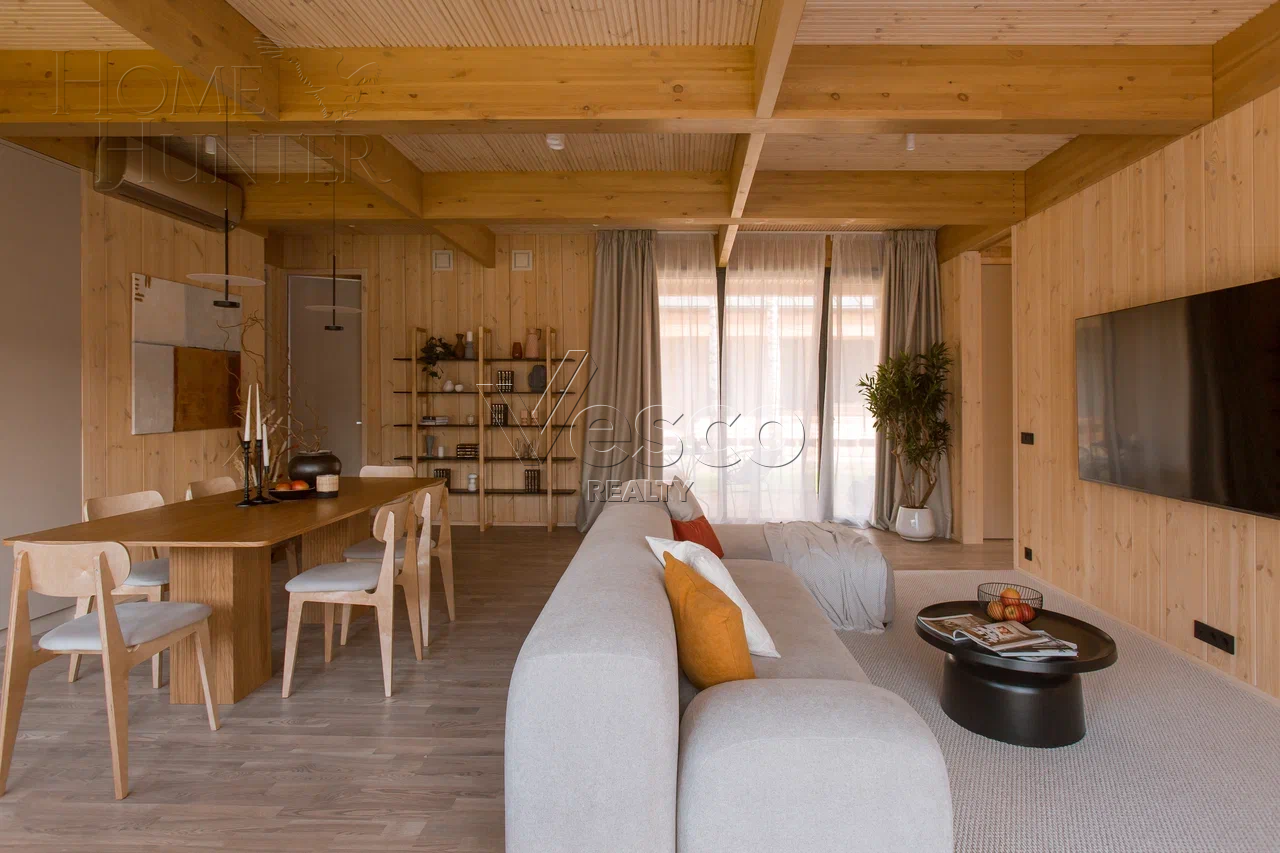 1-этажный коттедж 190 м² с отделкой