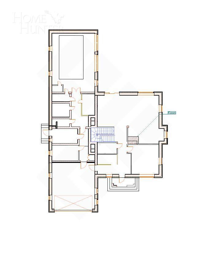 2-этажный коттедж 470 м² без отделки