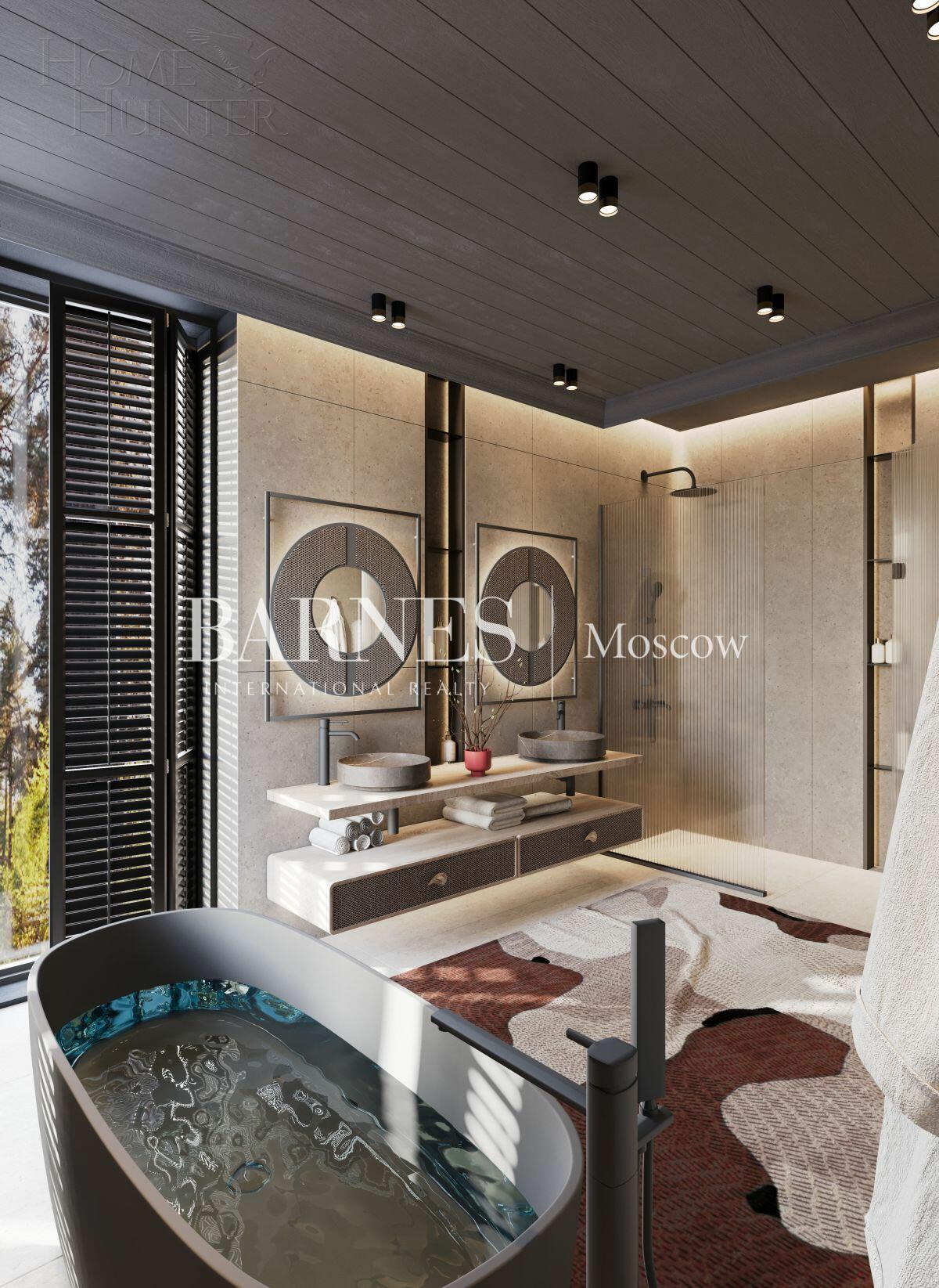 2-этажный коттедж 550 м² с отделкой