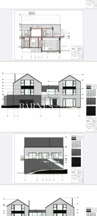 2-этажный коттедж 1 050 м² без отделки