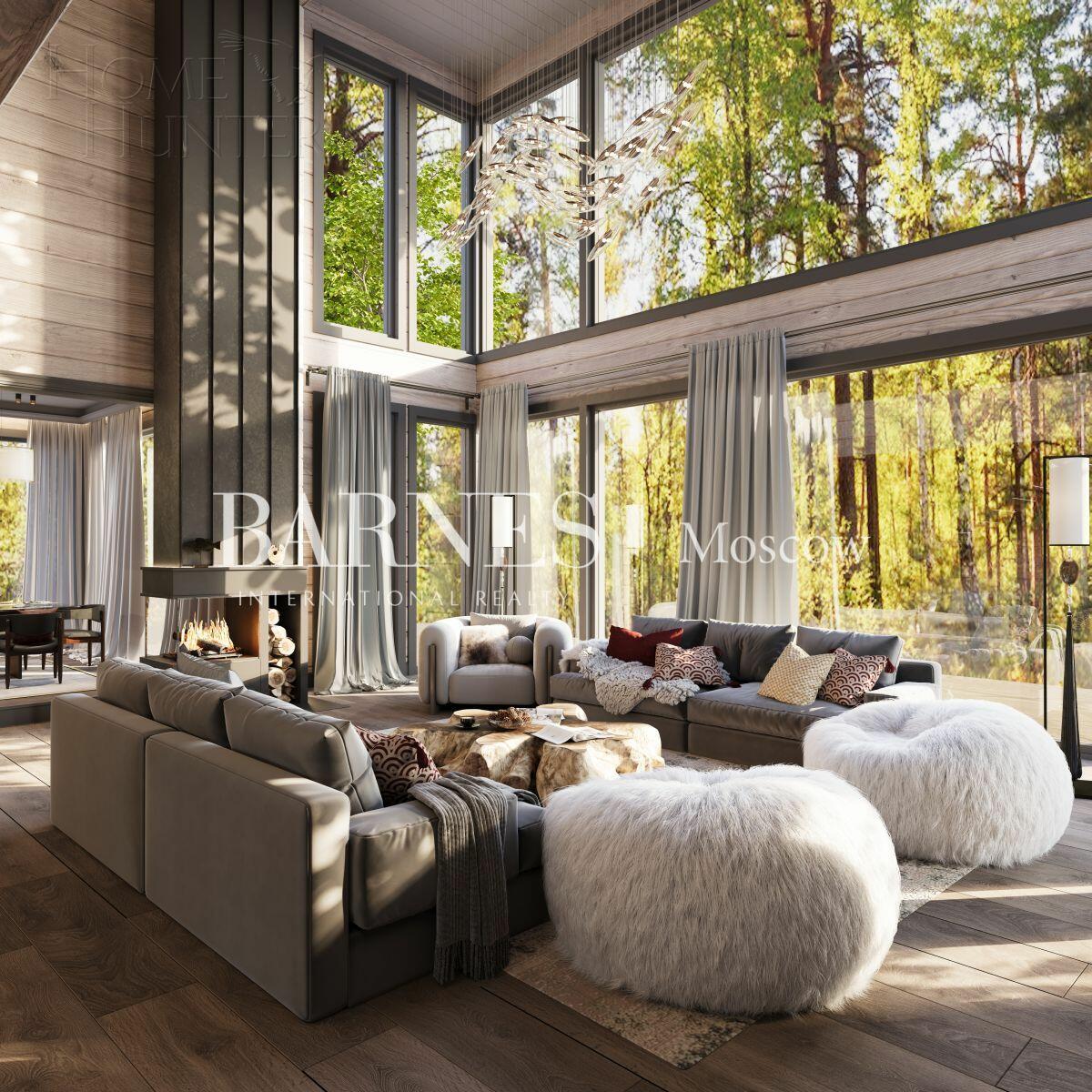 2-этажный коттедж 550 м² с отделкой