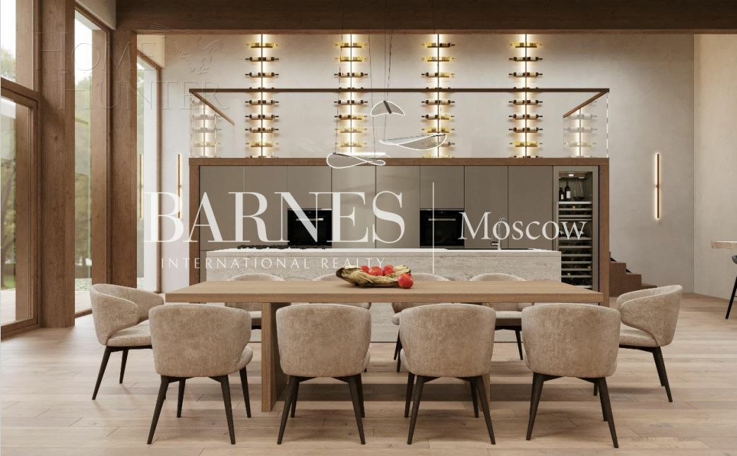 2-этажный коттедж 1 050 м² без отделки