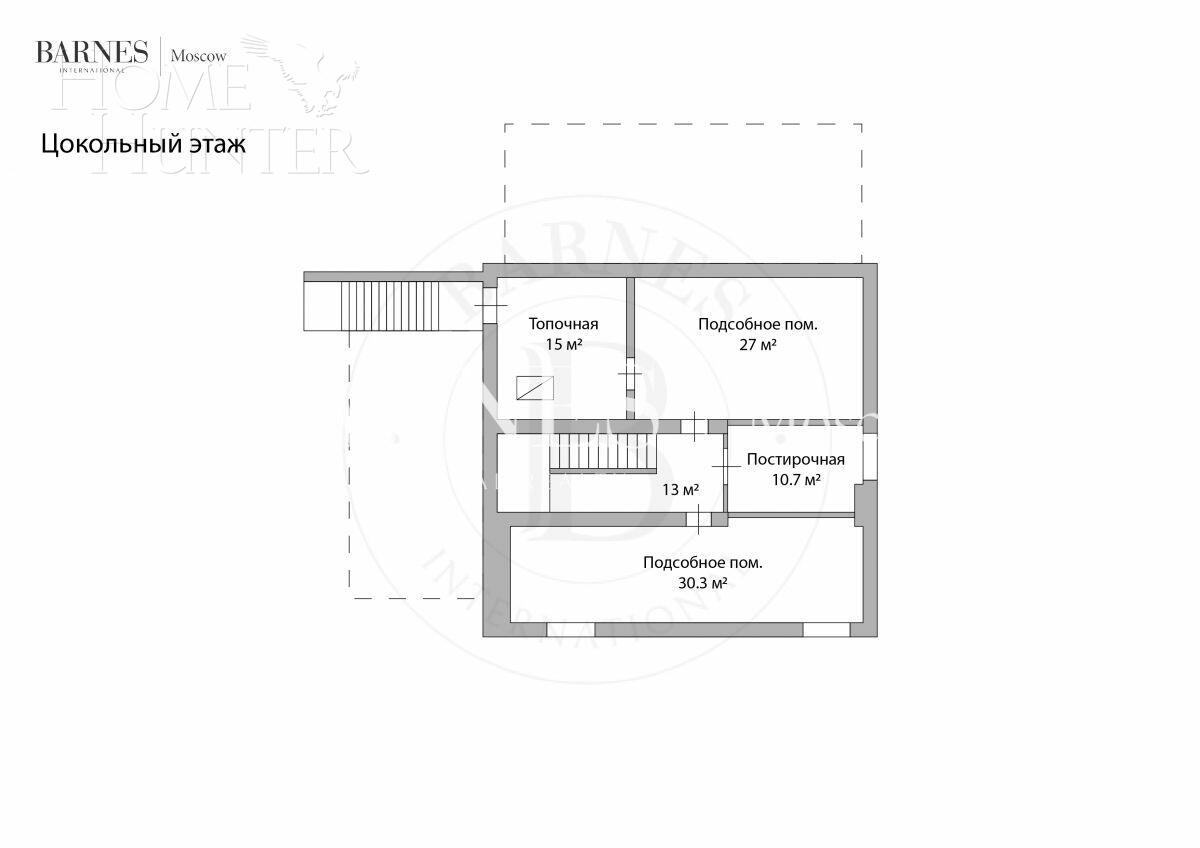 2-этажный коттедж 371 м² с отделкой