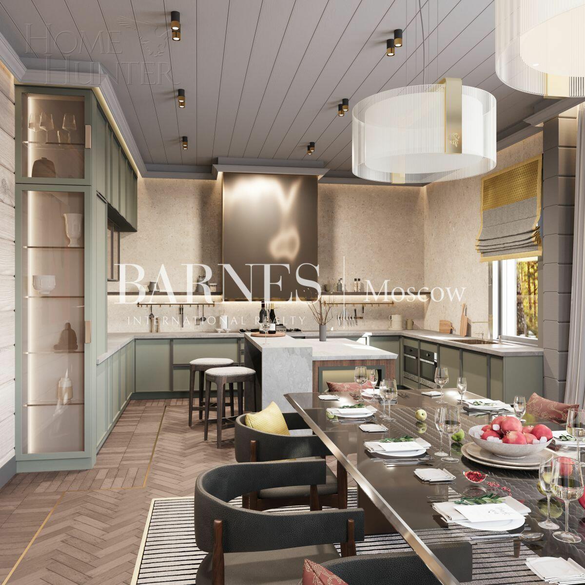 2-этажный коттедж 550 м² с отделкой