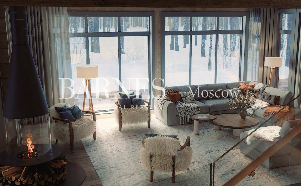 2-этажный коттедж 545 м² без отделки