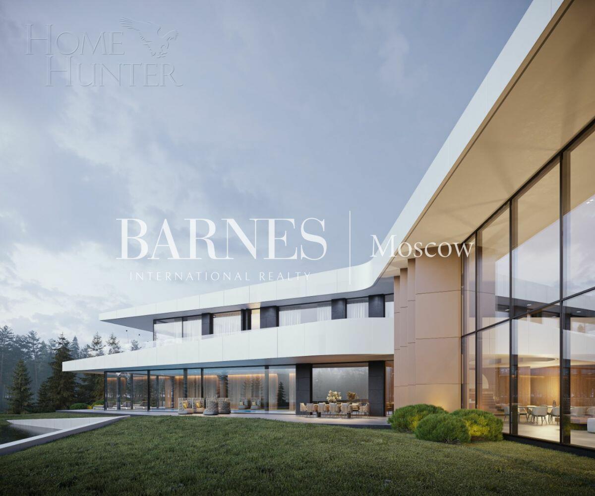 2-этажный коттедж 2 100 м² без отделки