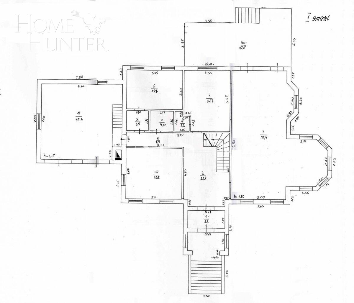 2-этажный коттедж 822 м² с отделкой