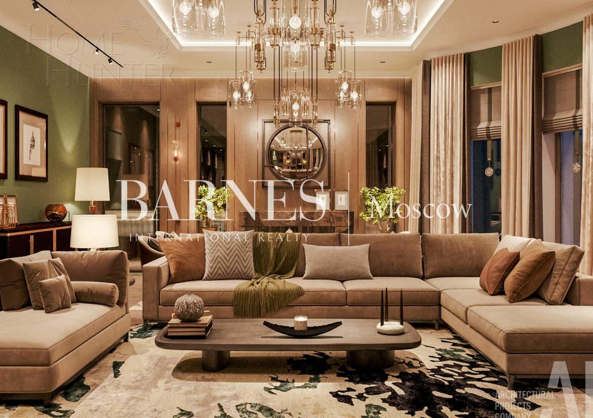 2-этажный коттедж 1 269 м² без отделки