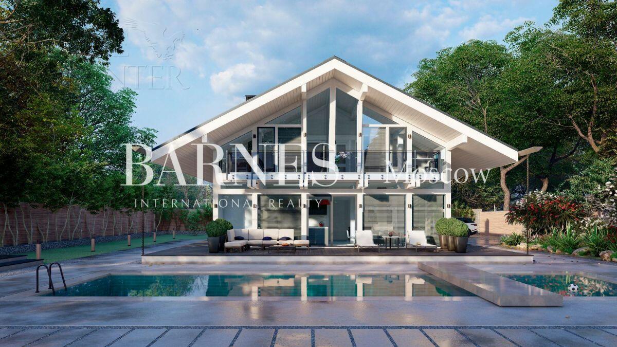 2-этажный коттедж 261 м² с отделкой