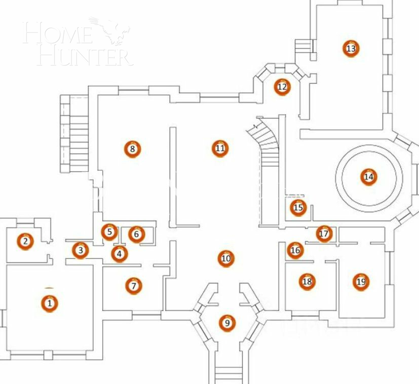 2-этажный коттедж 760 м² с отделкой