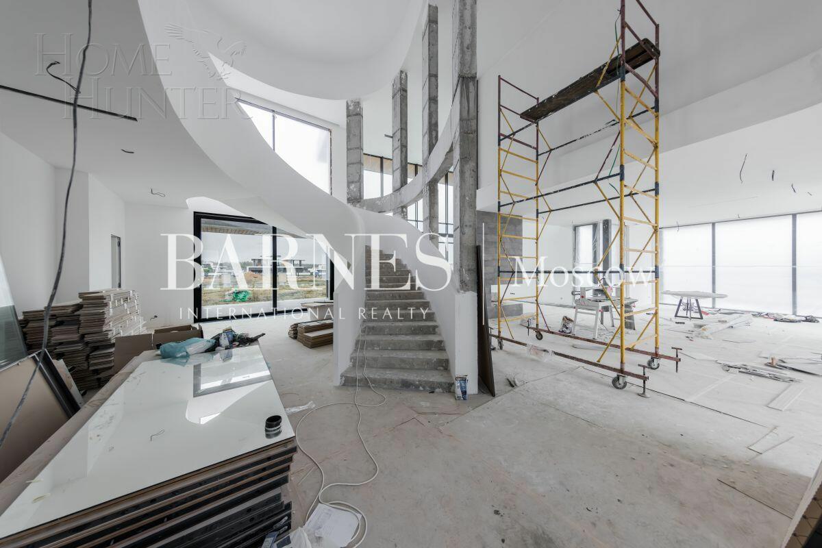 2-этажный коттедж 750 м² без отделки