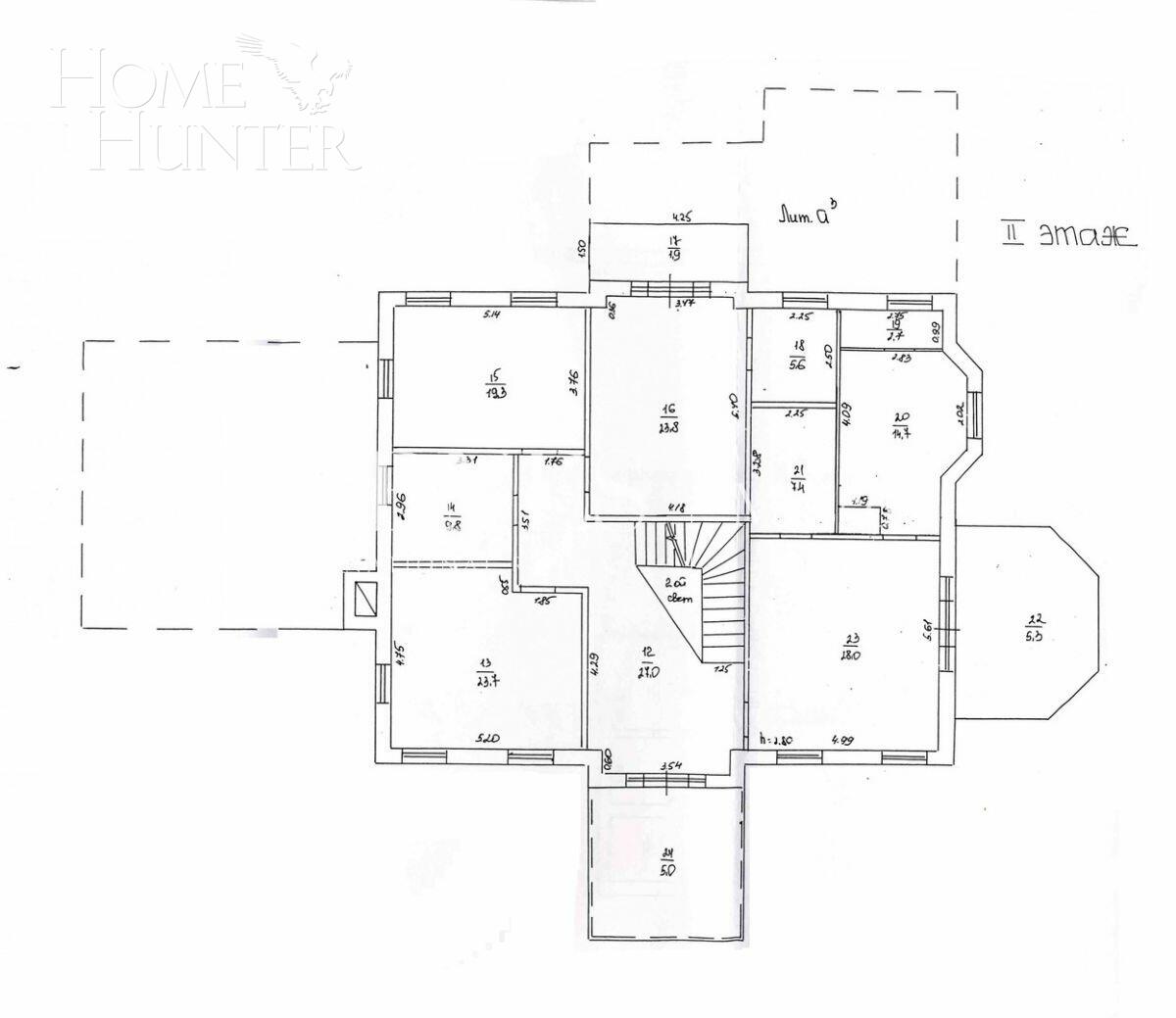 2-этажный коттедж 822 м² с отделкой