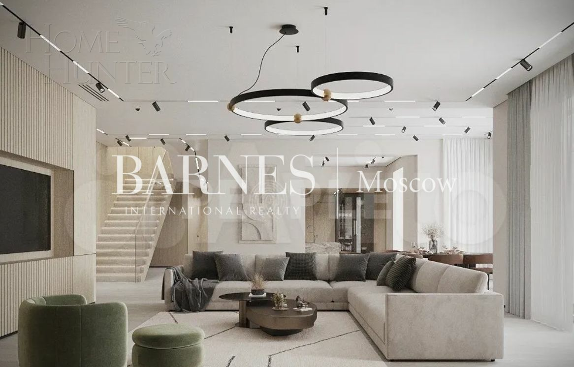 2-этажный коттедж 750 м² без отделки