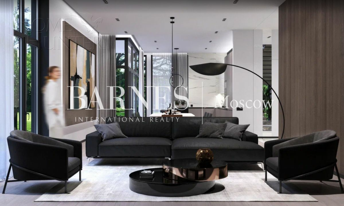 2-этажный коттедж 340 м² с отделкой