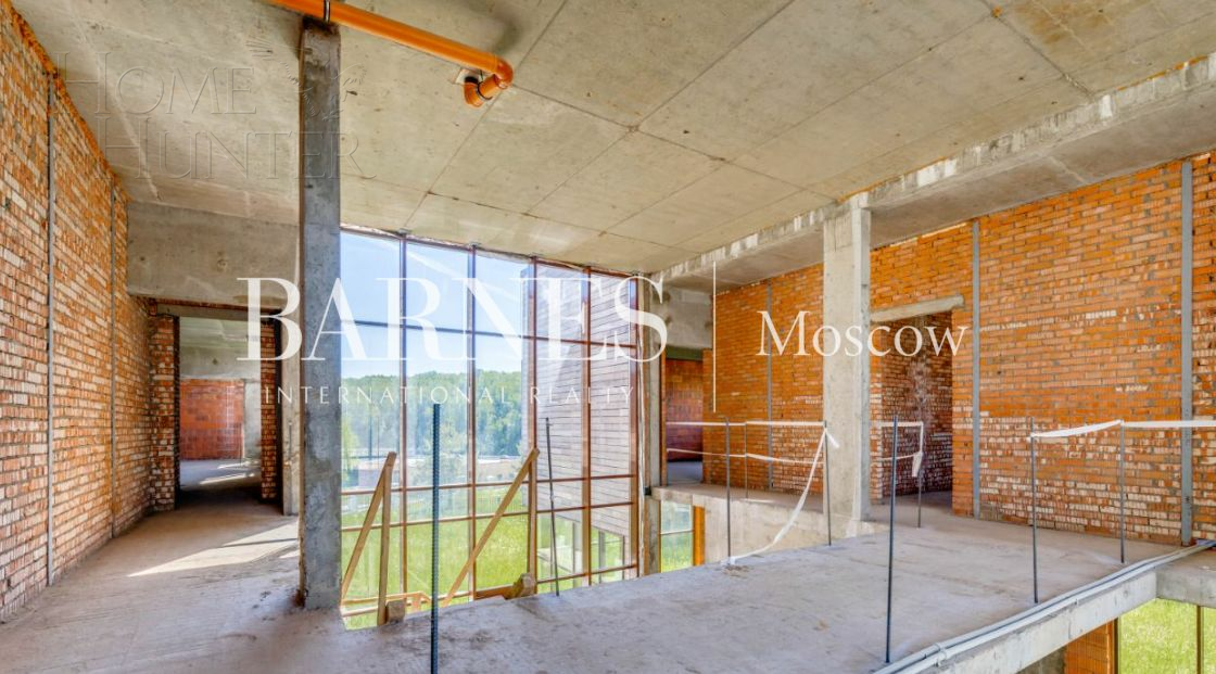 2-этажный коттедж 1 167 м² без отделки