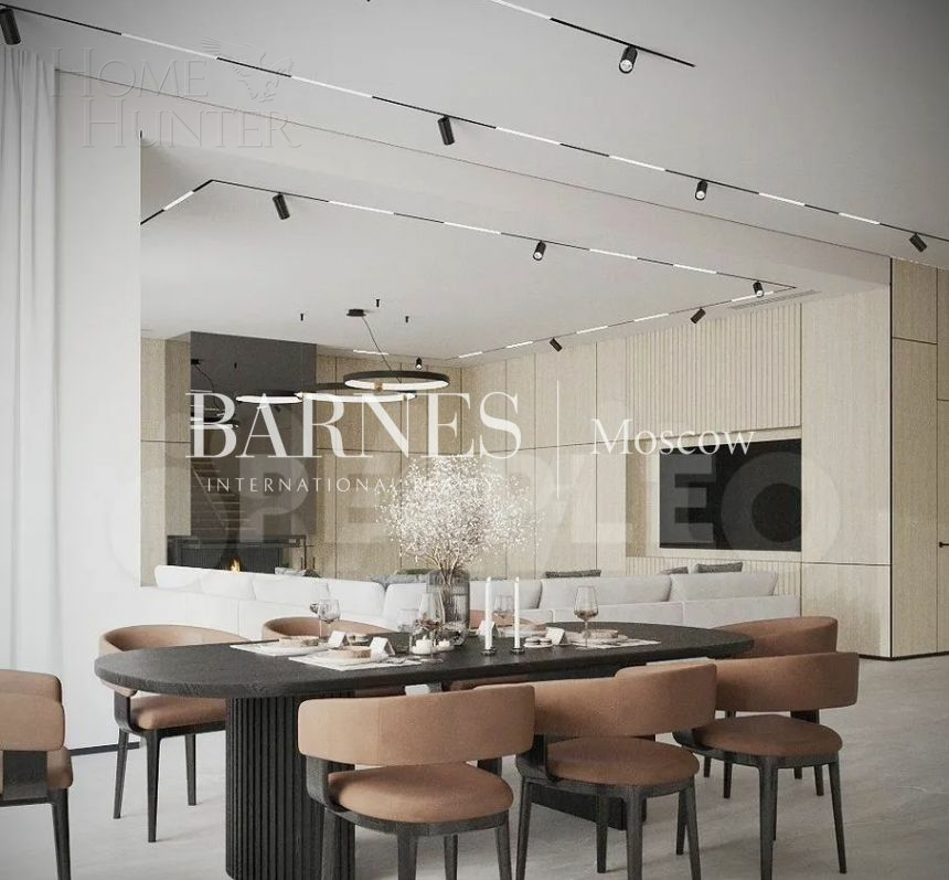 2-этажный коттедж 750 м² без отделки