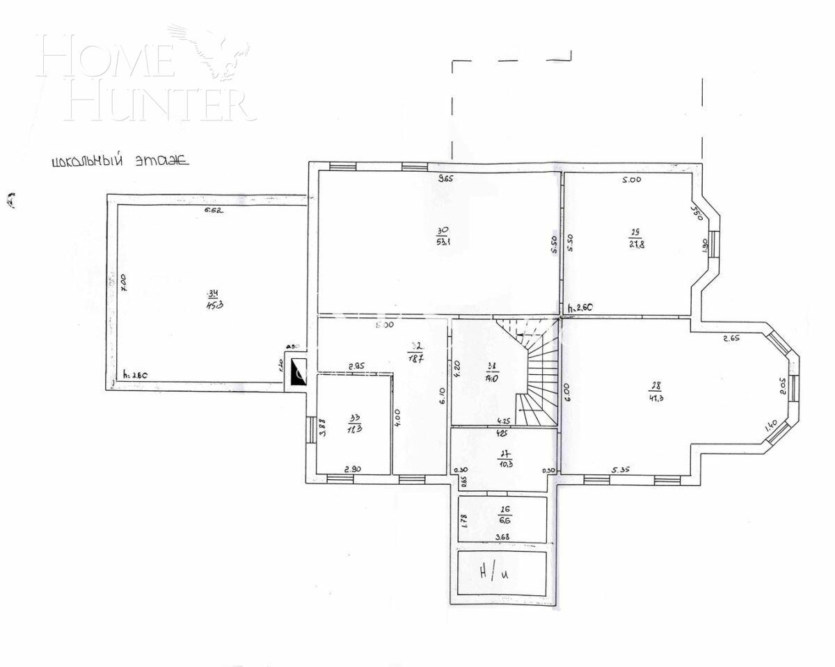 2-этажный коттедж 822 м² с отделкой