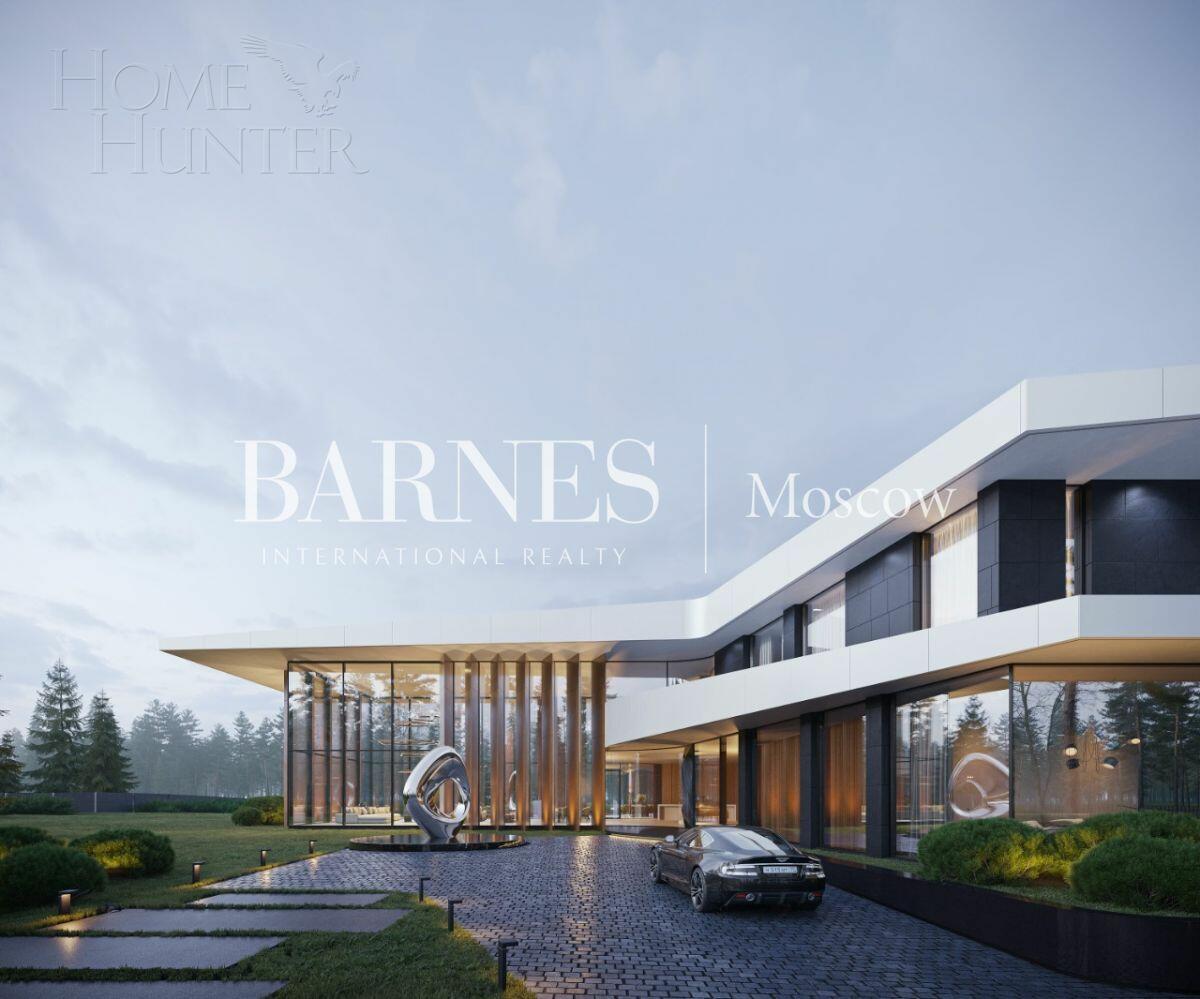 2-этажный коттедж 2 100 м² без отделки