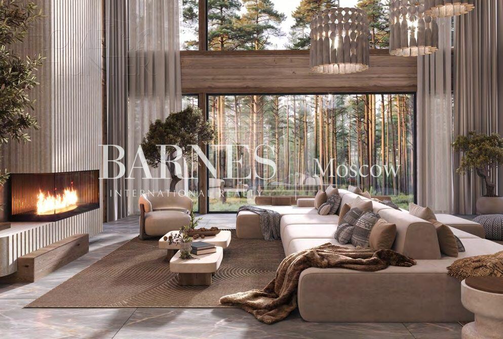 2-этажный коттедж 535 м² без отделки