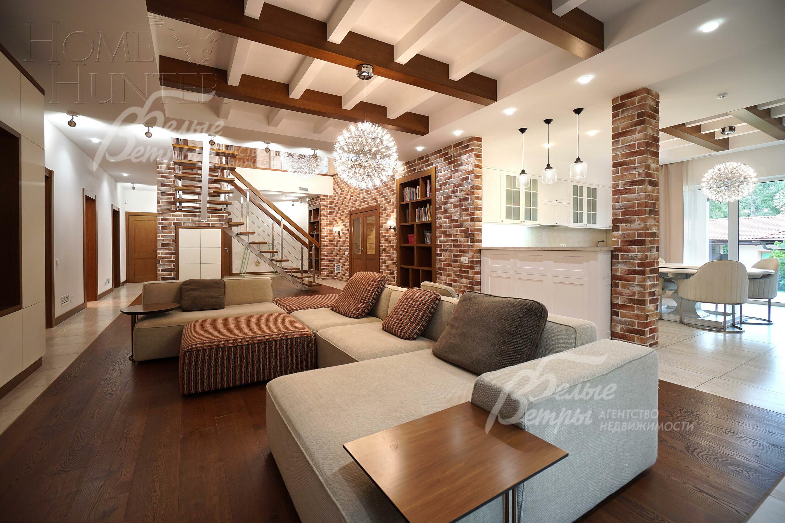 2-этажный коттедж 500 м² с отделкой