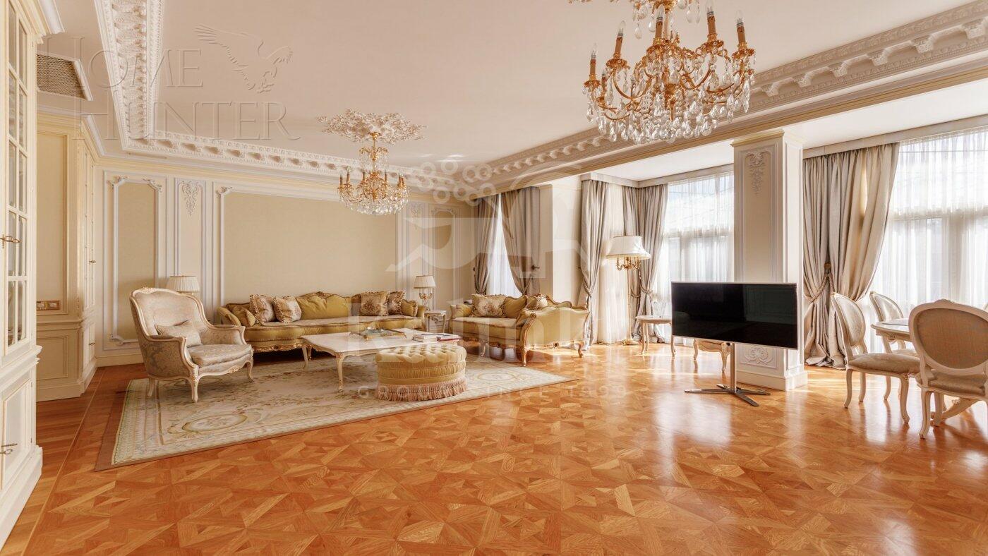 4-КОМН. КВАРТИРА С ОТДЕЛКОЙ 190 М² НА 3 ЭТАЖЕ