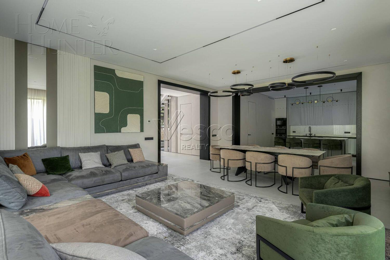 2-этажный коттедж 480 м² с отделкой