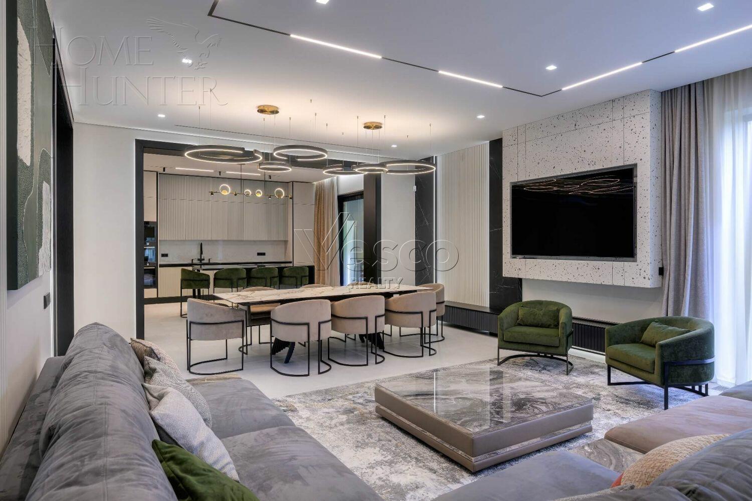 2-этажный коттедж 480 м² с отделкой