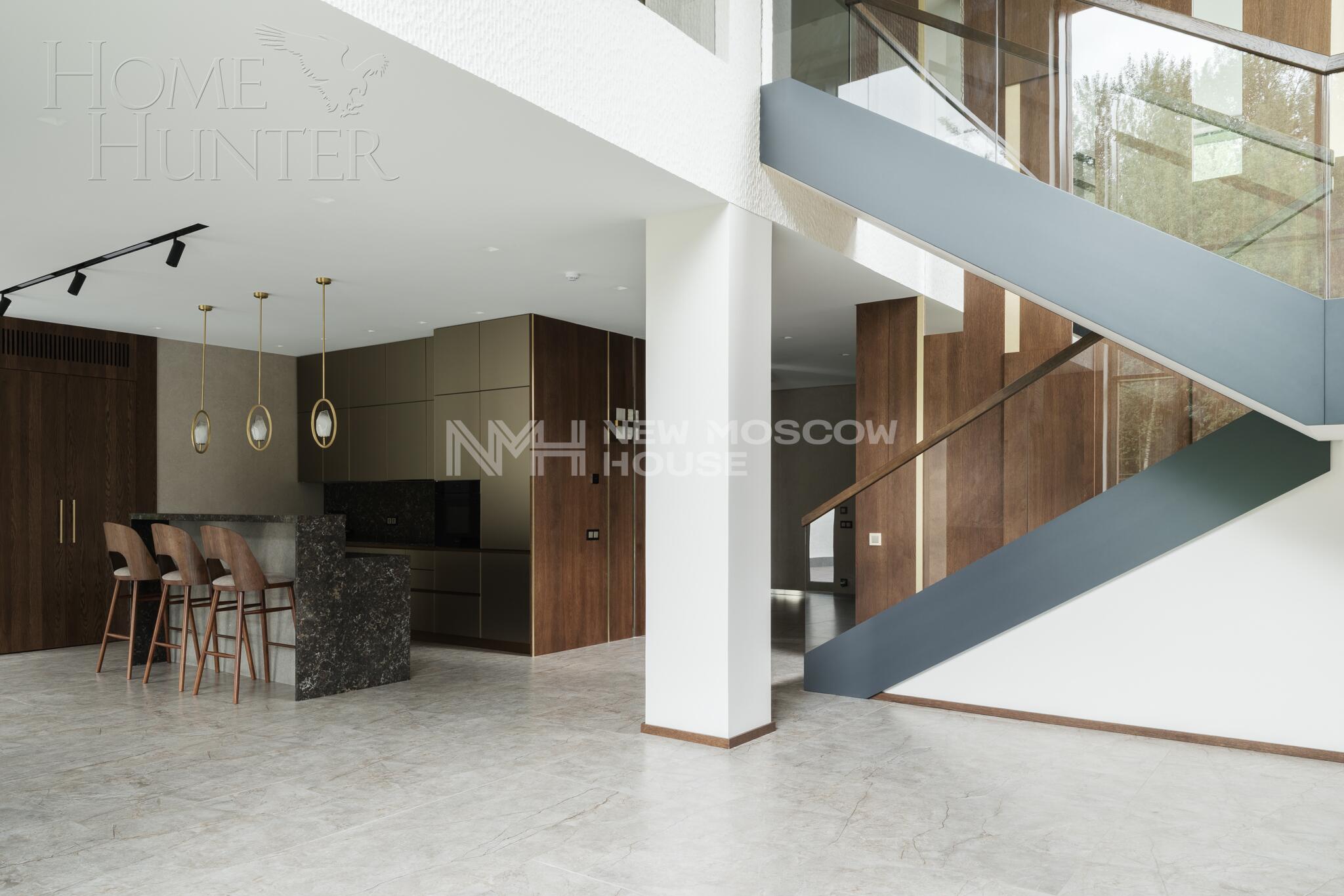 2-этажный коттедж 640 м² с отделкой