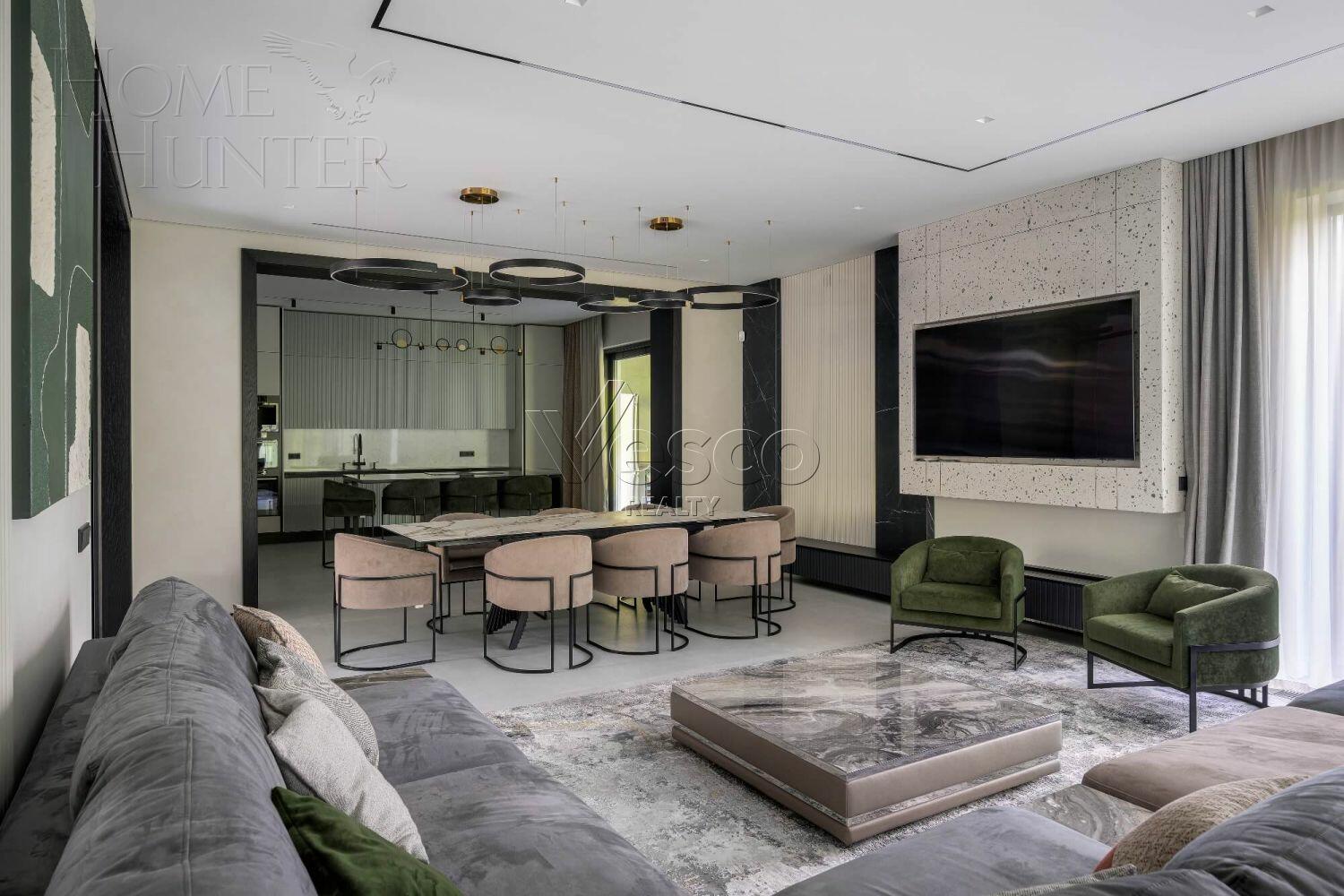 2-этажный коттедж 480 м² с отделкой