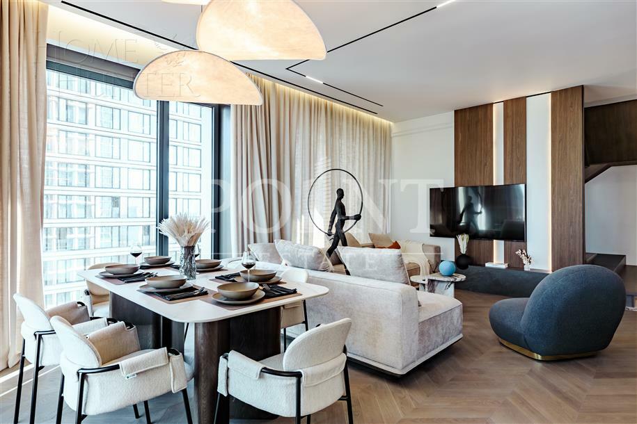 2-УРОВНЕВАЯ КВАРТИРА С ОТДЕЛКОЙ 170 М² НА 20 ЭТАЖЕ