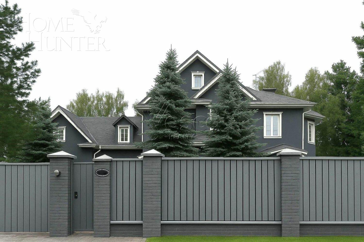 2-этажный коттедж 450 м² без отделки