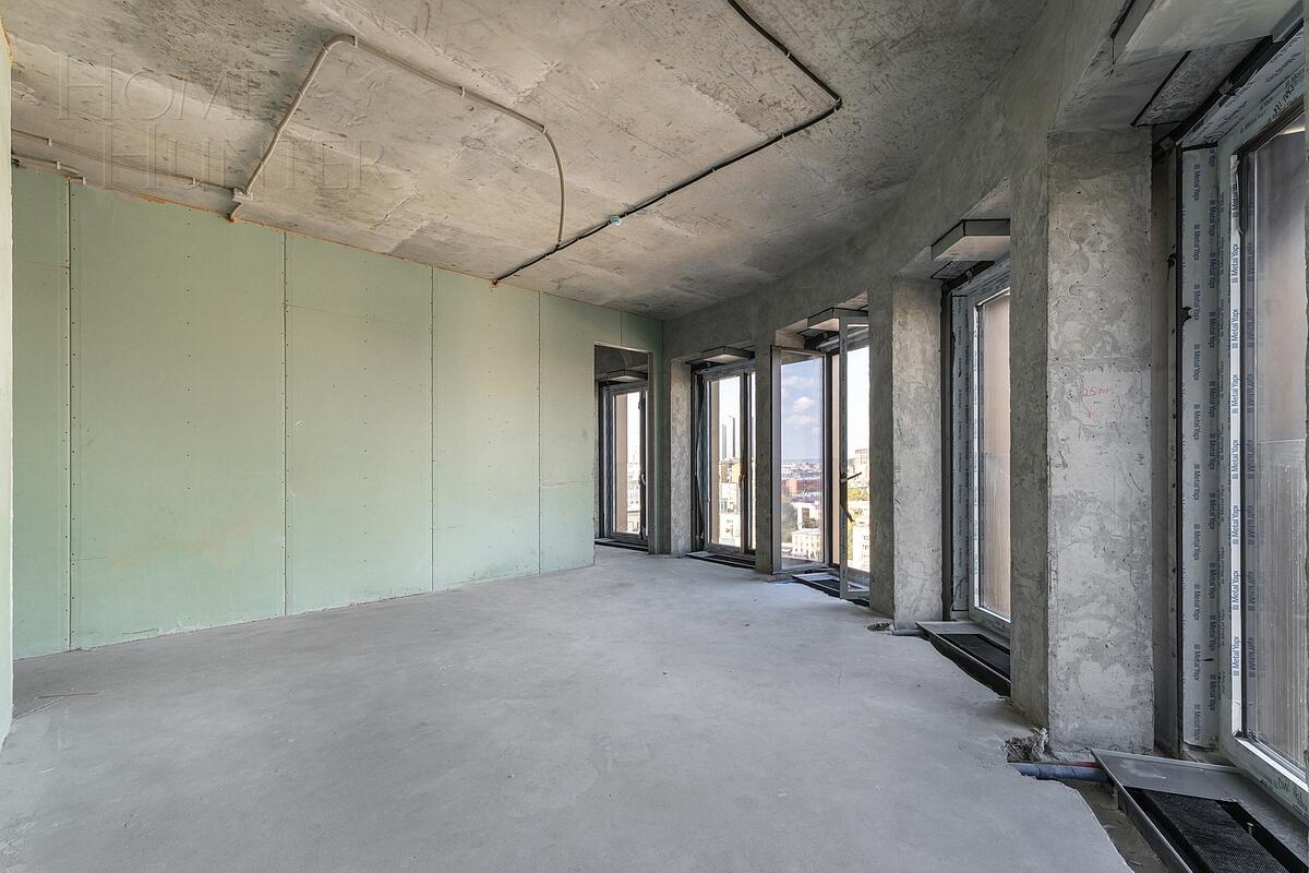 4-КОМН. АПАРТАМЕНТЫ БЕЗ ОТДЕЛКИ 124 М² НА 15 ЭТАЖЕ