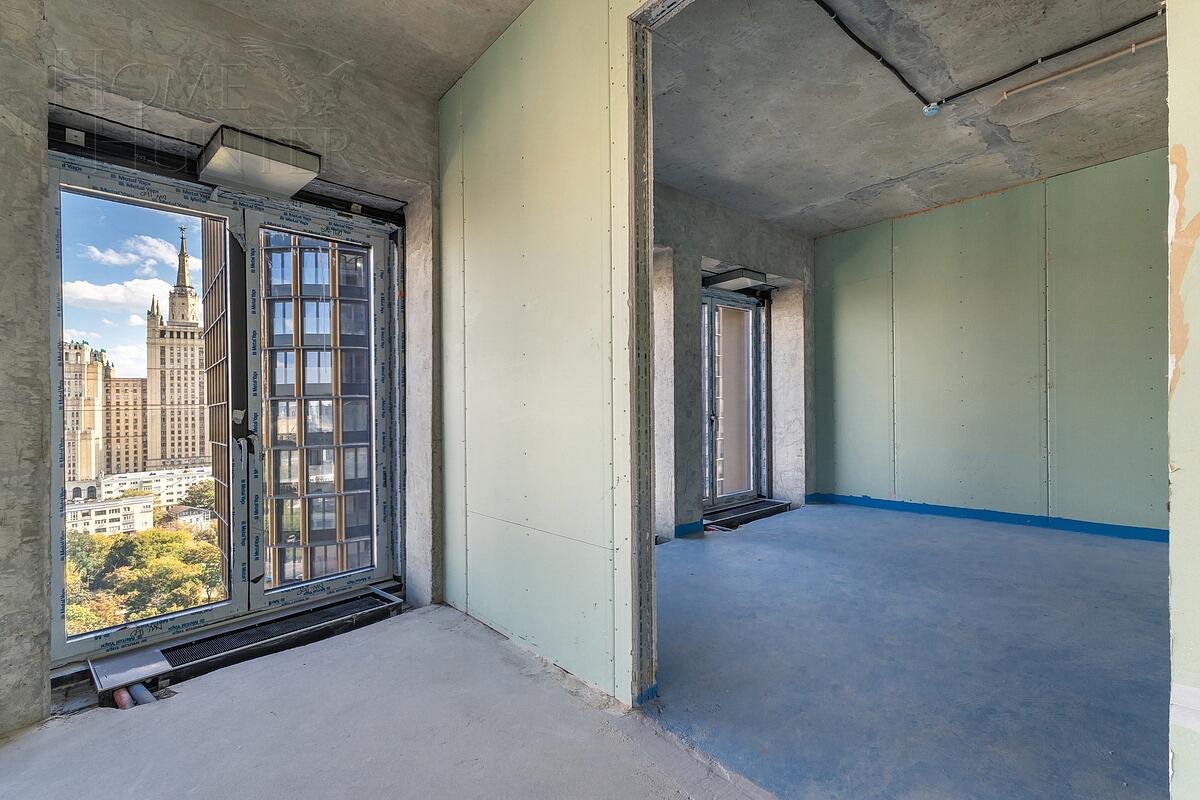 4-КОМН. АПАРТАМЕНТЫ БЕЗ ОТДЕЛКИ 124 М² НА 15 ЭТАЖЕ