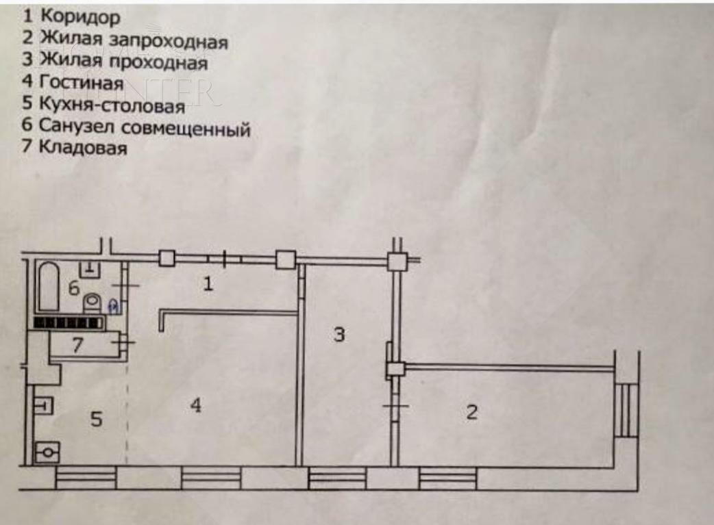 3-КОМН. КВАРТИРА С ОТДЕЛКОЙ 77 М² НА 5 ЭТАЖЕ