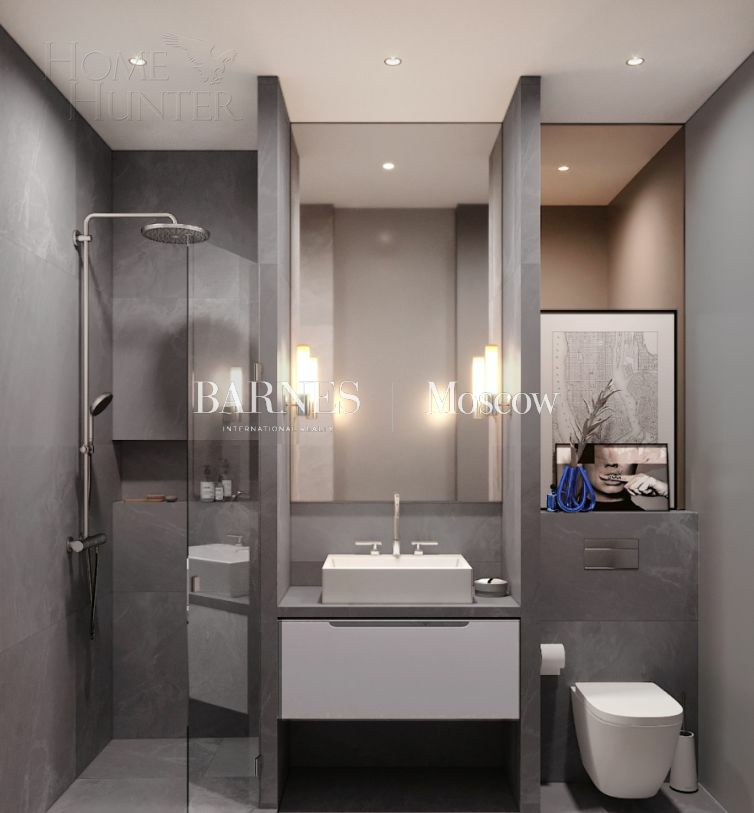 3-КОМН. АПАРТАМЕНТЫ С ОТДЕЛКОЙ 80.4 М² НА 8 ЭТАЖЕ