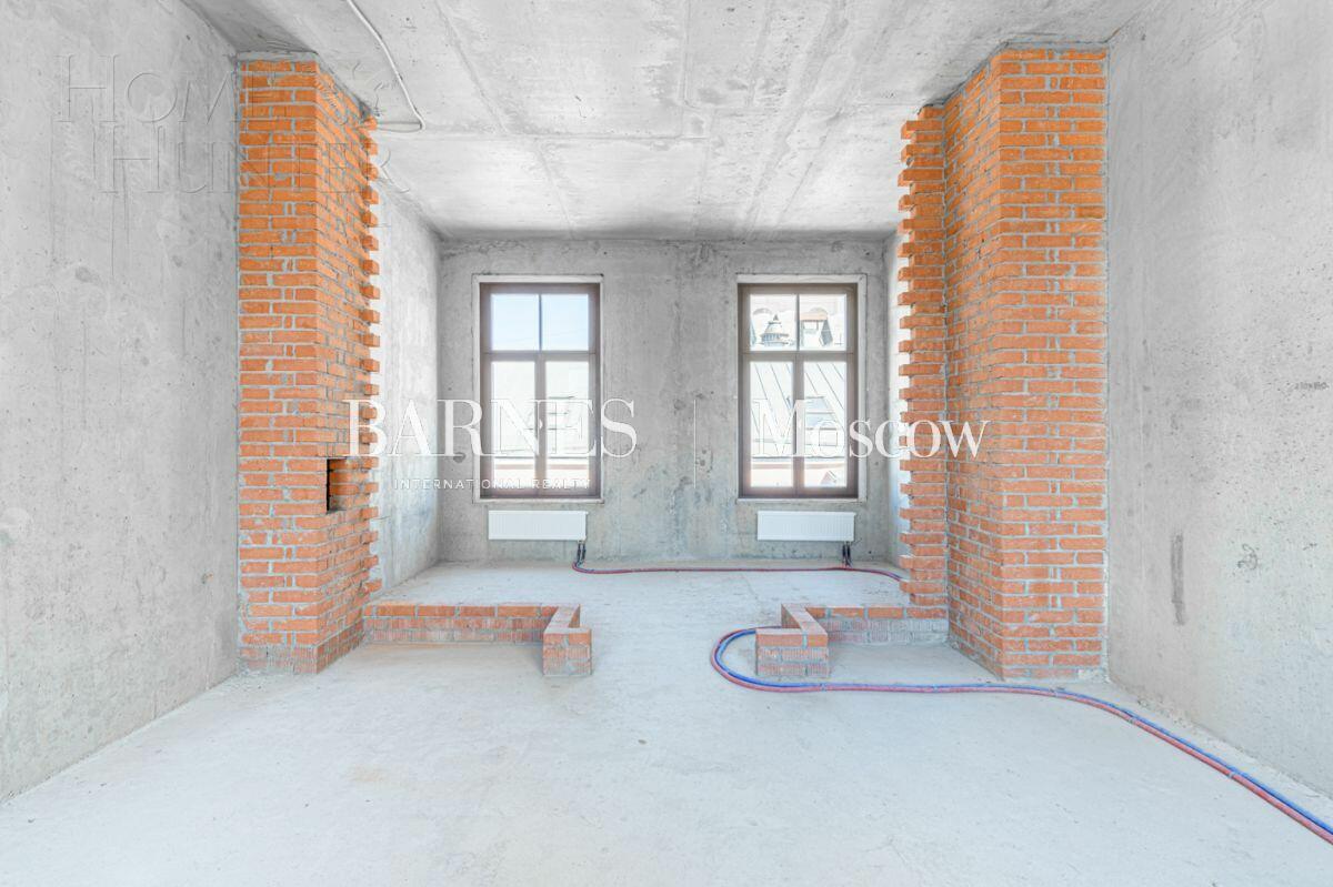 4-КОМН. КВАРТИРА БЕЗ ОТДЕЛКИ 132 М² НА 4 ЭТАЖЕ