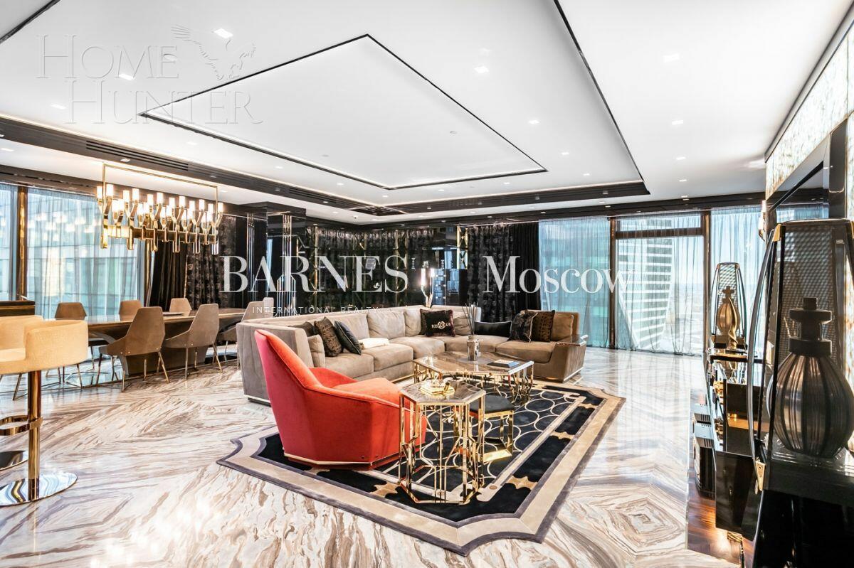 3-КОМН. АПАРТАМЕНТЫ С ОТДЕЛКОЙ 227.9 М² НА 47 ЭТАЖЕ