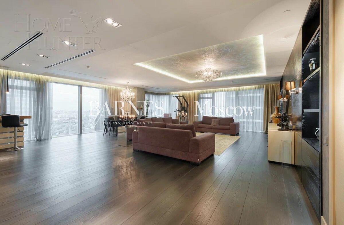 3-КОМН. АПАРТАМЕНТЫ С ОТДЕЛКОЙ 222 М² НА 45 ЭТАЖЕ