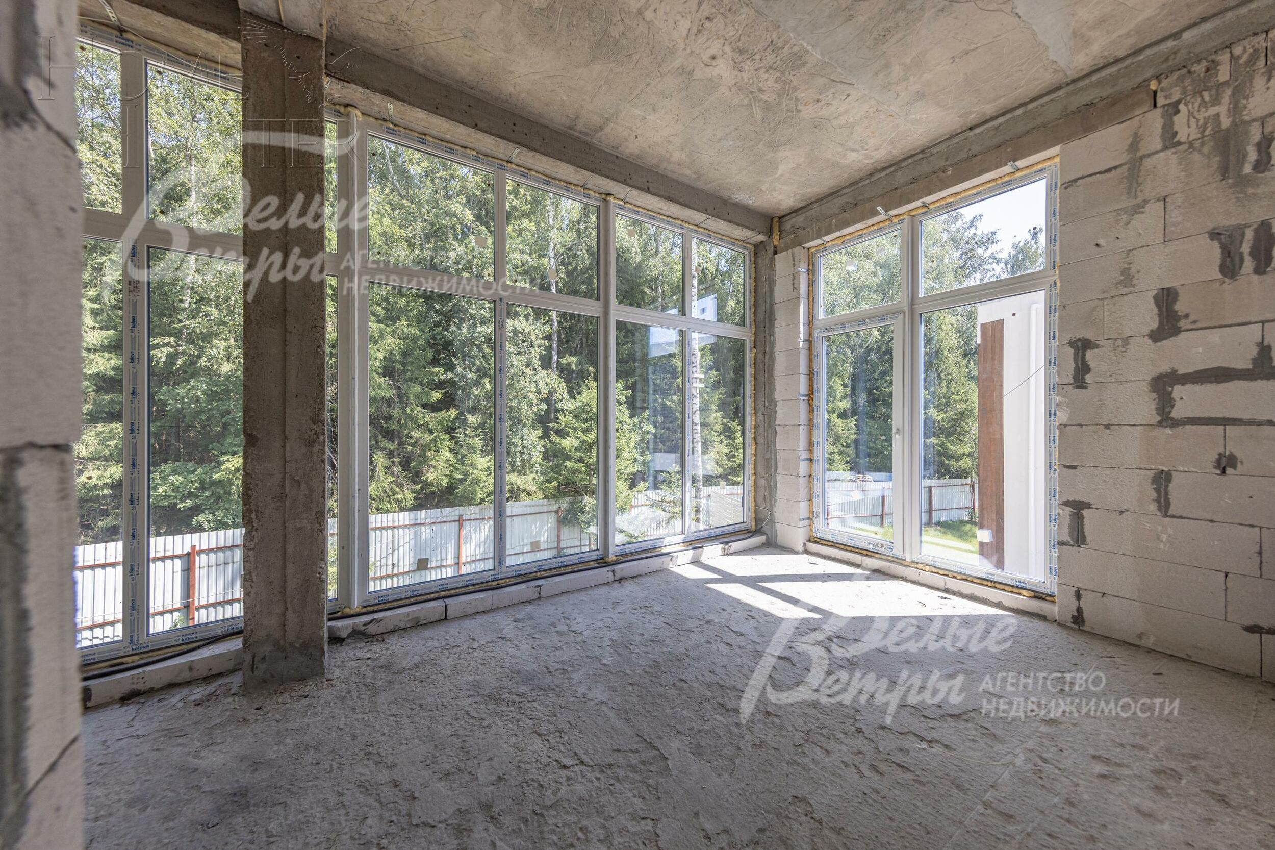 2-этажный коттедж 200 м² без отделки