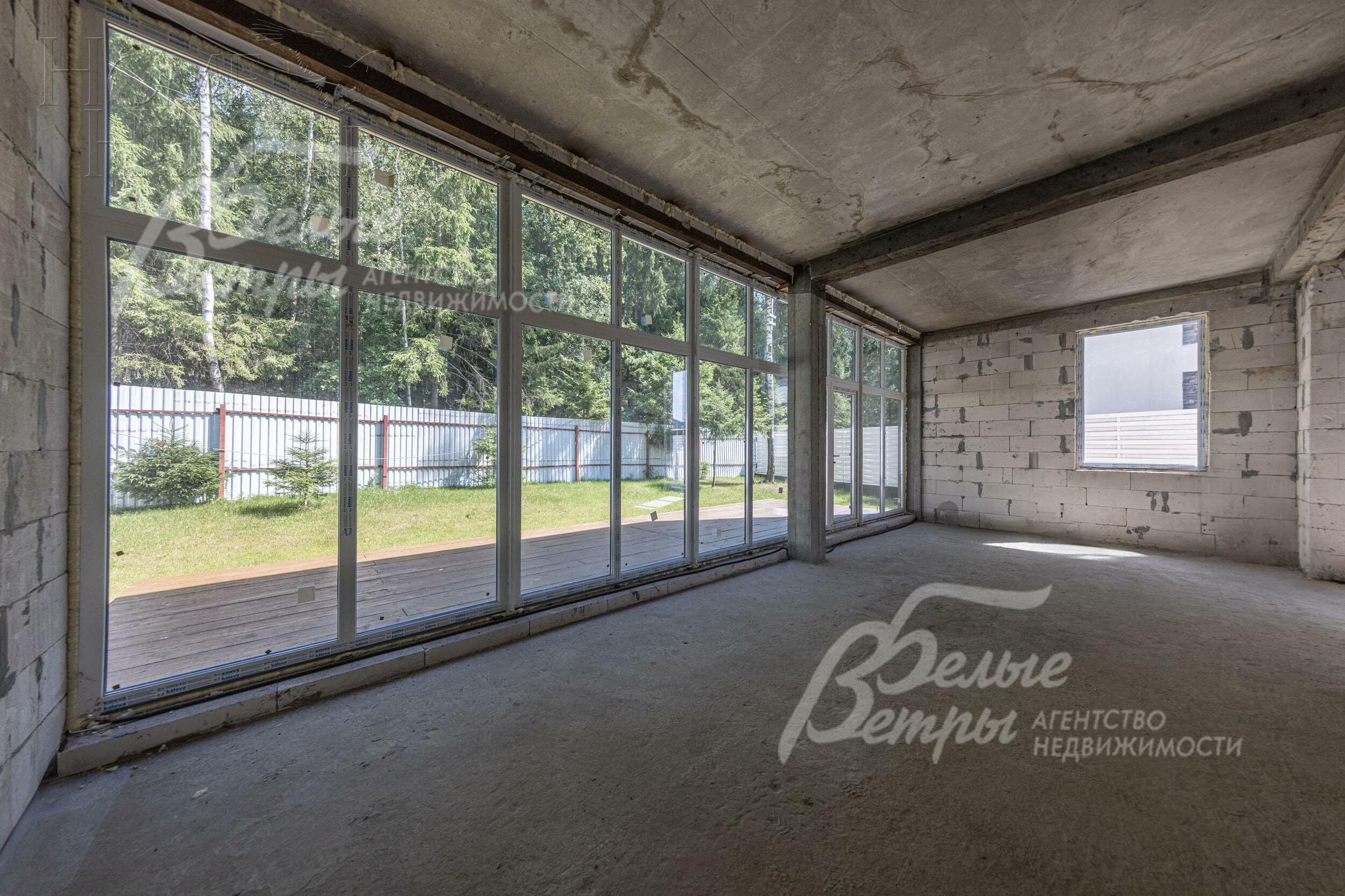 2-этажный коттедж 200 м² без отделки