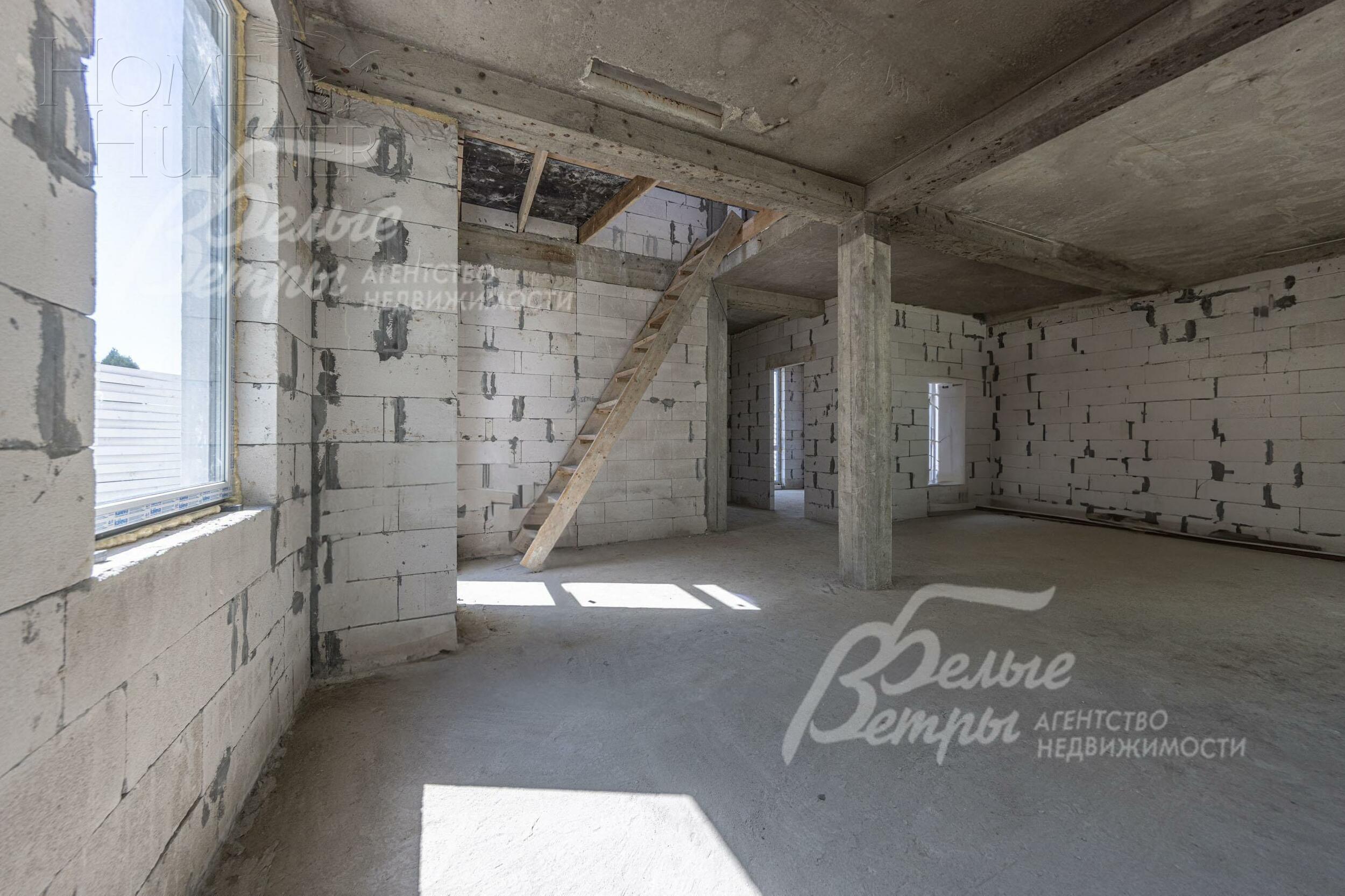 2-этажный коттедж 200 м² без отделки