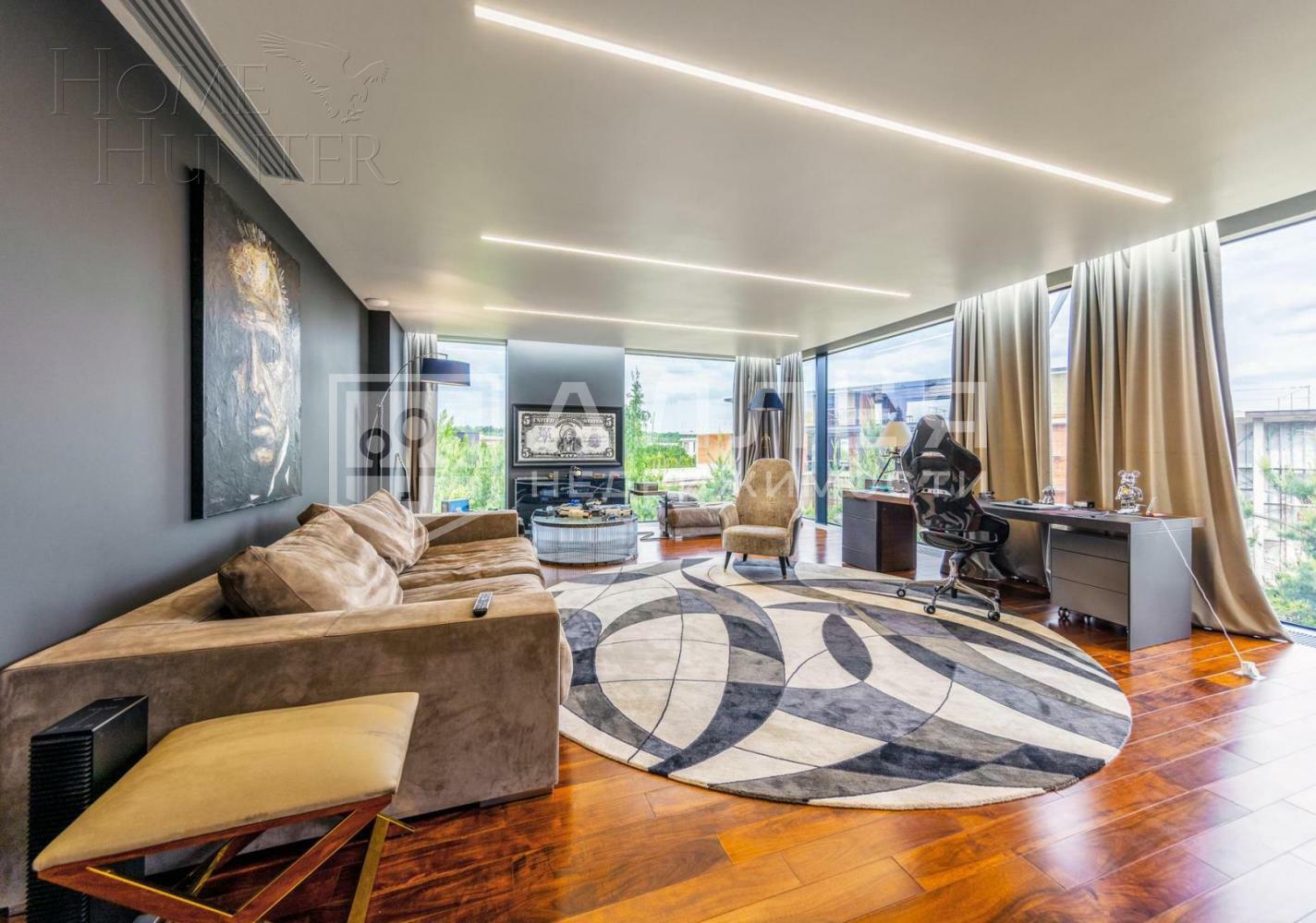 3-этажный коттедж 2 300 м² с отделкой