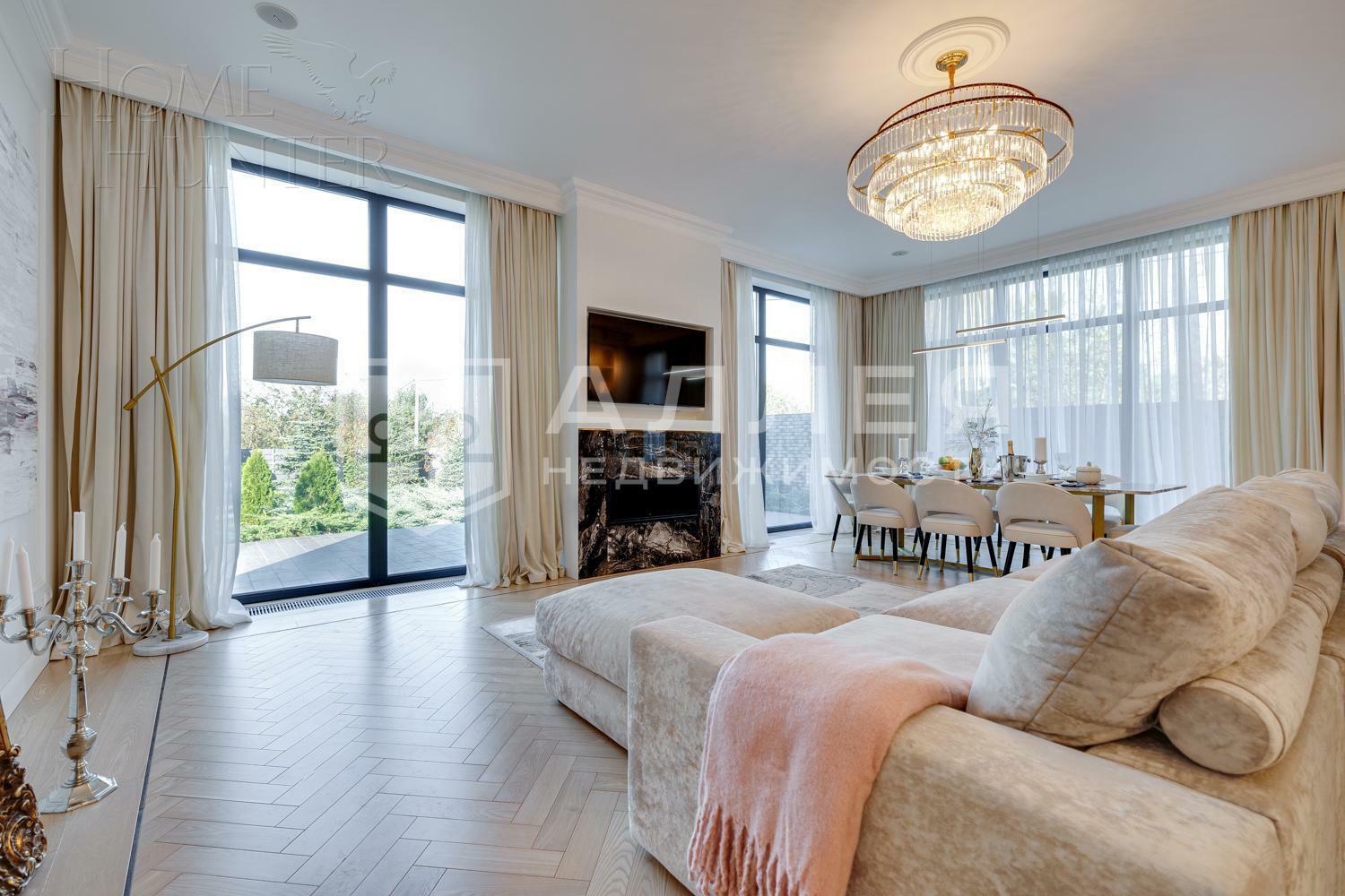 2-этажный коттедж 300 м² с отделкой