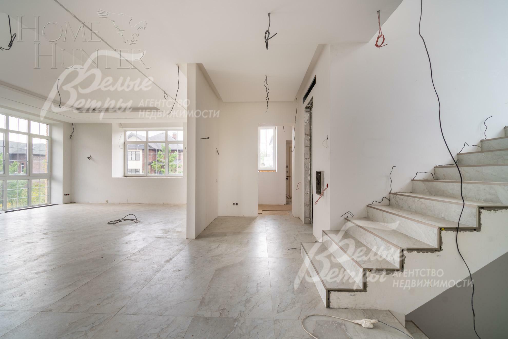 2-этажный коттедж 433 м² без отделки