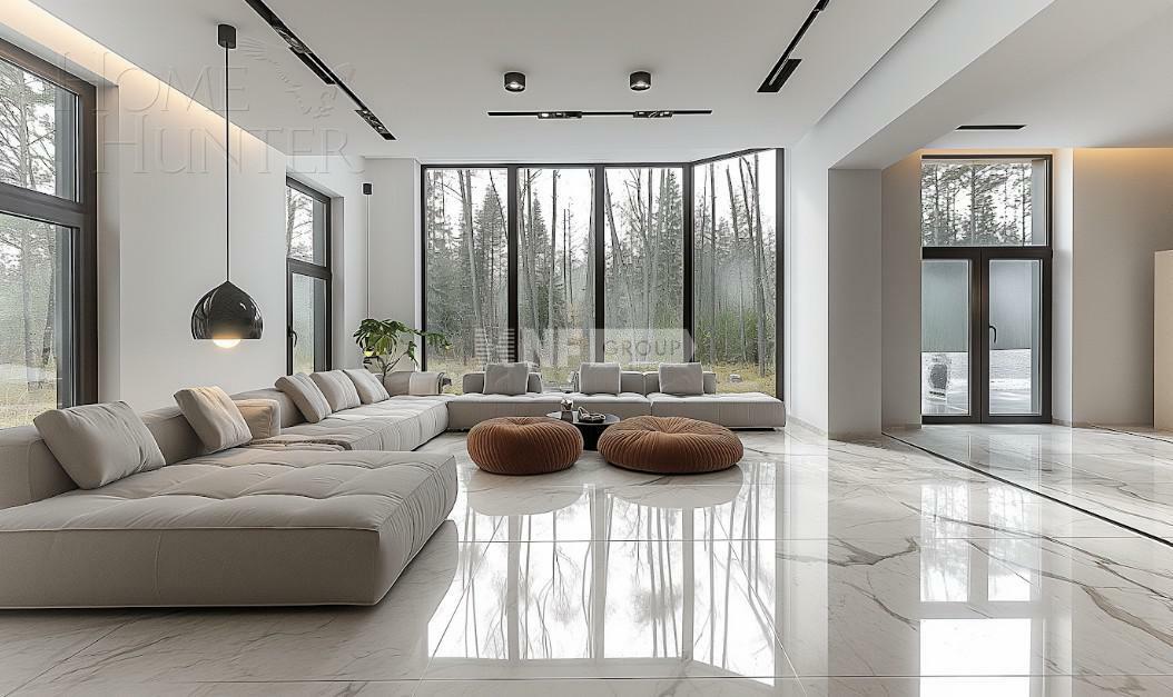 3-этажный коттедж 1 074 м² без отделки