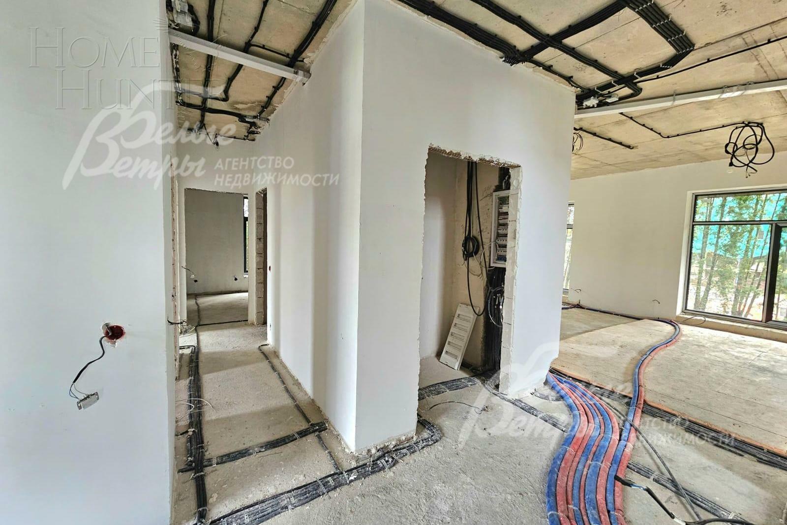 2-этажный коттедж 256 м² без отделки