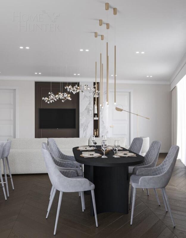 4-КОМН. КВАРТИРА С ОТДЕЛКОЙ 143.1 М² НА 12 ЭТАЖЕ